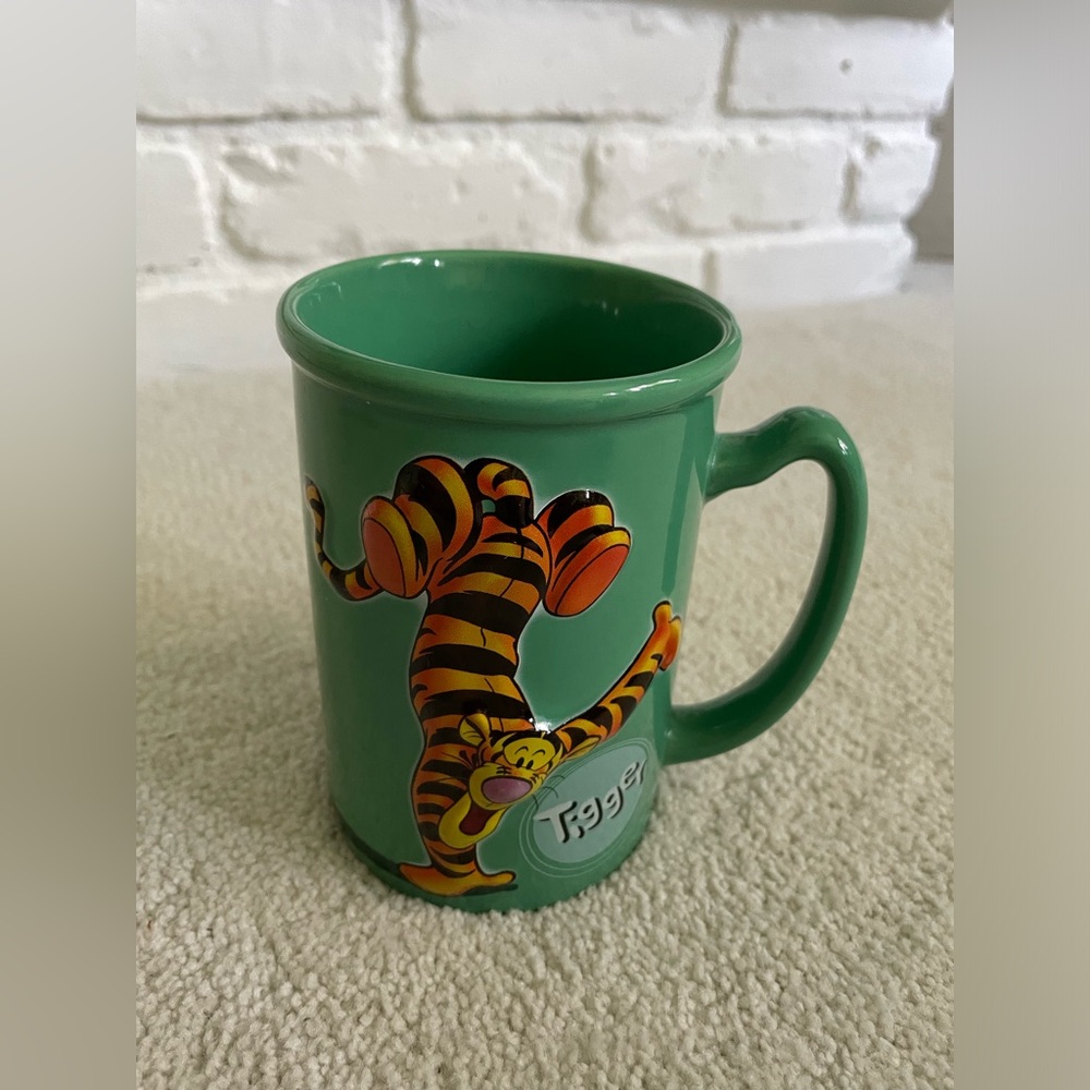 Disney Vintage Green Tigger Ceramic Mug